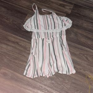 Justice 20 plus romper with pockets